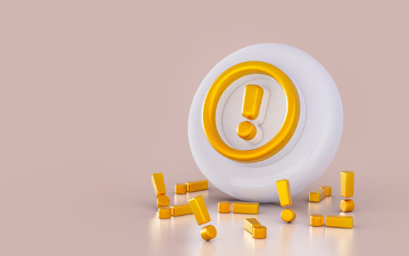 Download Realistic Exclamation Sign Icon on the - Premium Resources