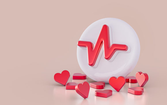 Download Realistic Heartbeat Sign Icon on the - Premium Resources
